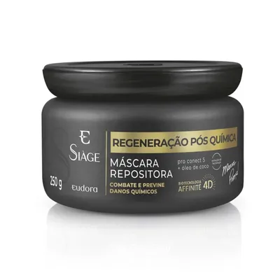 Máscara Capilar Siàge Eudora Regeneração Pós Química 250g