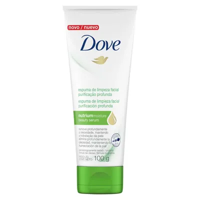 Espuma de Limpeza Facial Dove Purificação Profunda 100g