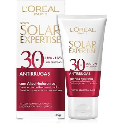 Protetor Solar Facial L'Oréal Expertise Antirrugas FPS30 40g