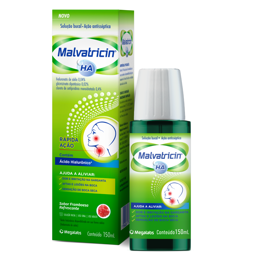 Malvatricin Ha Framboesa Solução 150ml