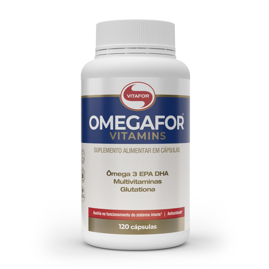 Omegafor Vitamins 120 Cápsulas 100mg Vitafor