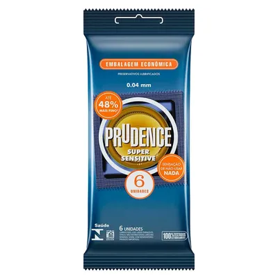 Preservativo Prudence Super Sensitive 6 Unidades