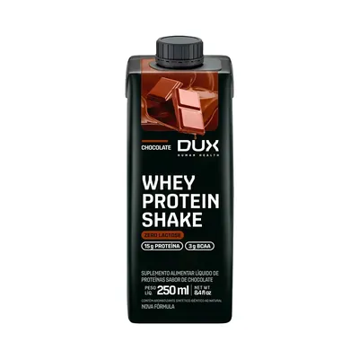 Whey Protein Dux Concentrado Chocolate 250Ml preço
