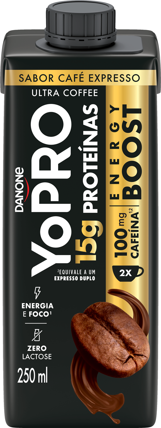 BEBIDA LÁCTEA DANONE YOPRO 15G DE PROTEÍNA CAFÉ 250ML