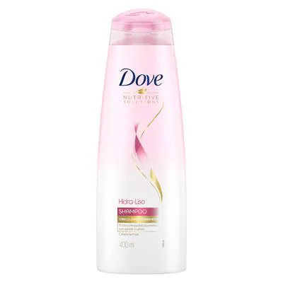 Shampoo Dove Hidra-Liso com tecnologia de hidratação 400ml