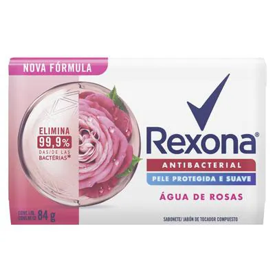 Sabonete em Barra Rexona Água de Rosas 84g