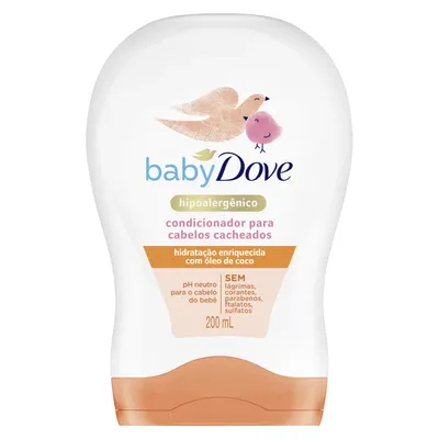 Condicionador Infantil Dove Baby Hidratação Enriquecida Cacheados 200ml