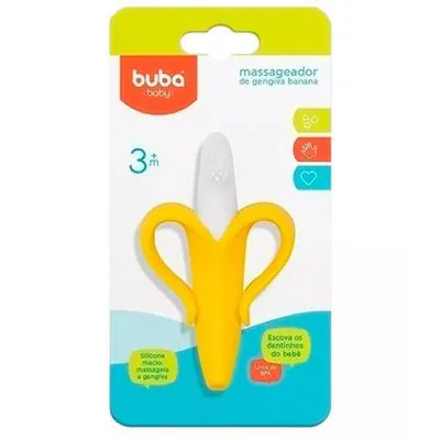 Massageador de Gengiva Buba Banana 3+ Meses