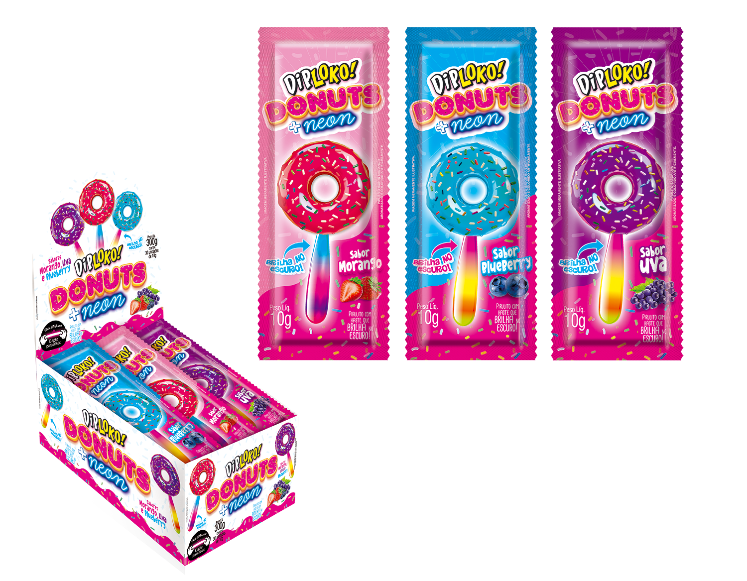 PIRULITO DIP LOKO DONUTS 10GR