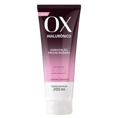 Condicionador OX Hialurônico Hidratação Preenchedora 200ml