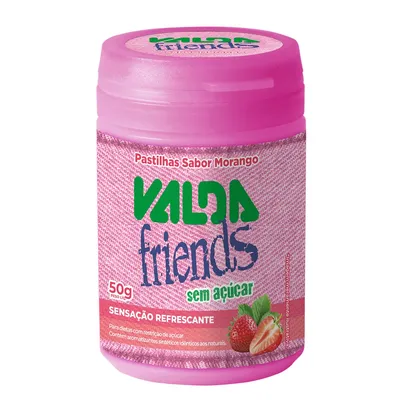 Pastilhas Valda Friends Morango Pote 50g