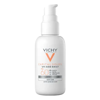 Protetor Solar Facial Vichy Capital Soleil UV-Age Daily FPS60 40ml