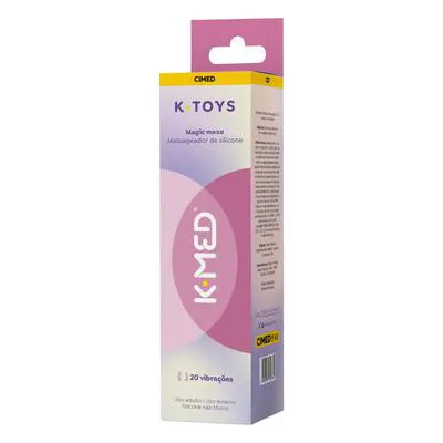 Massageador de Silicone Kmed K-Toys Magic Mexe