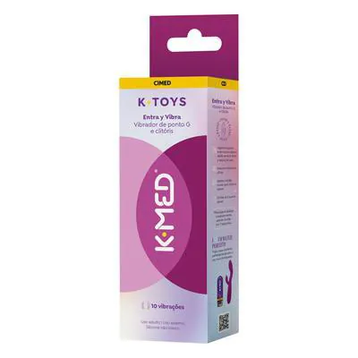 Vibrador de Ponto G e Clitóris Kmed K-Toys Entra Y Vibra