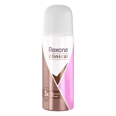 Antitranspirante Aerosol Rexona Clinical Classic 55ml