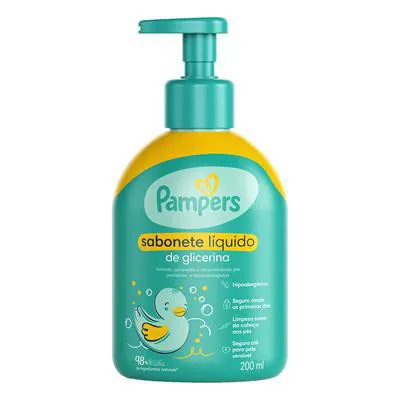 Sabonete Liquido Pampers Glicerina Pump 200ml