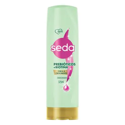 Condicionador Seda Prebióticos+Biotina Força e Crescimento 325ml