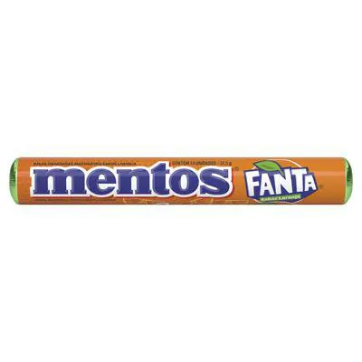 Bala Mentos Tubo Sabor Fanta 38gr