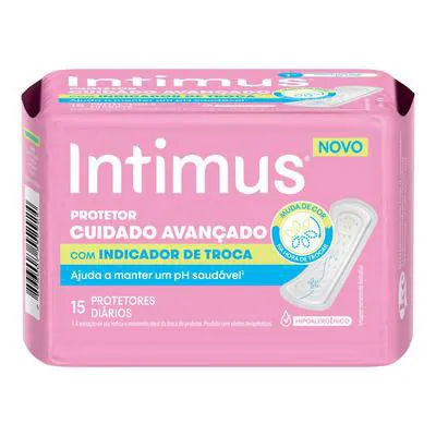 Protetor Diário Intimus Days Indicador Troca 15 Unidades