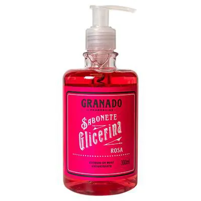 Sabonete Líquido Granado Glicerina Rosa 300ml