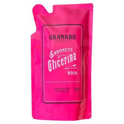 Sabonete Líquido Granado Glicerina Rosa Refil 300ml