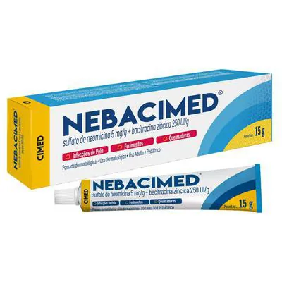 Pomada Anti-Infecção Nebacimed Pomada 15G preço