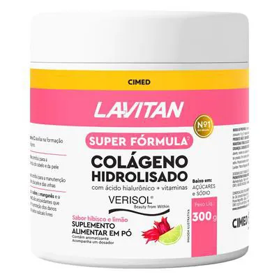 Lavitan Super Fórmula Verisol Colágeno Hidrolisado 300g + Dosador