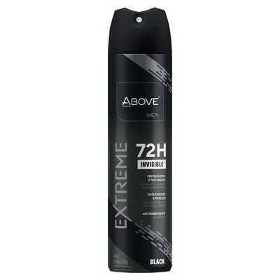 Desodorante Above Aero Extreme Black 72h 150ml 90g